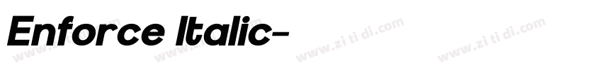 Enforce Italic字体转换 Enforce Italic字体转换